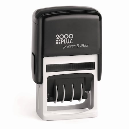 2000 Plus Message Stamp Dater, 4-In-1, Self-Inking 011098